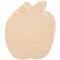 Large Wooden Apple Cutouts 8-1/2 x 9-1/2 Inch, Unfinished Birch | Woodpeckers